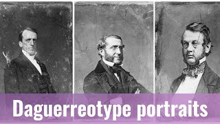 1839 Daguerreotype Portraits  The Revolutionary and Widespread Photographic Technique [upl. by Sivrahc798]