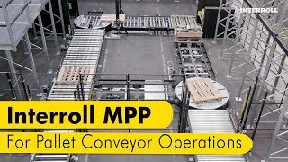 Modular Pallet Conveyor Plattform – Interroll MPP [upl. by Hsiekal343]