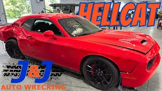 2023 Dodge Challenger SRT Hellcat Part Out J amp J Auto Wrecking Test Video Stock  RRDG127 [upl. by Seek]