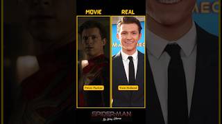 SpiderMan No Way Home Movie vs Real Cast with Name SpiderMan Shorts ViralVideo Cast [upl. by Imerej]