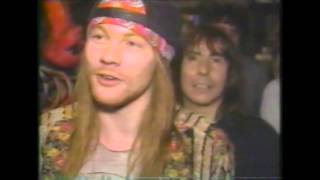 Guns n Roses 80s Interviews Part 3 [upl. by Ynaffyt]