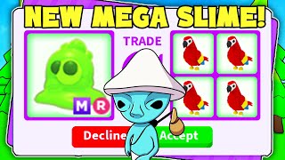 TRADING MEGA NEON SLIME IN ADOPT ME [upl. by Tallbot]