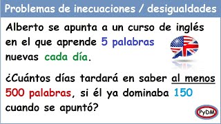 Problema de Desigualdades Lineales Inecuaciones [upl. by Ahsenot47]