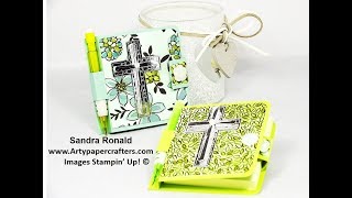 Handmade Mini Post It Note Book with Velcro Fastening  Artypapercrafterscom [upl. by Kcinnay]