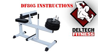 Deltech Fitness DF805 Assembly Instructions [upl. by Nnaid]