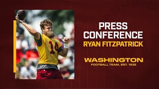 Day 2 Press Conference  QB Ryan Fitzpatrick quotWeve Got To Continue To Be On An Upward Progressionquot [upl. by Leinahtam]