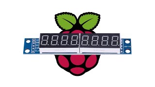 Raspberry Pi  8x 7segmentdisplay module HW179 [upl. by Saul]