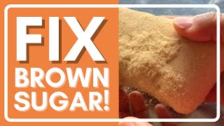 Fix Hard Brown Sugar No Microwave shorts [upl. by Nnylrebma]