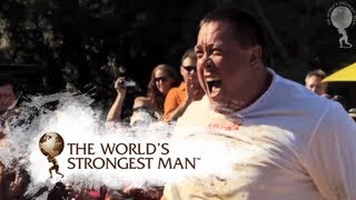 2010 Atlas Stones Ortmayer v Koklyaev  Worlds Strongest Man [upl. by Einaoj]