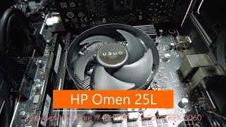 Unboxing and Benchmarking HP Omen 25L Gaming Desktop  Intel Core i711700F  GeForce RTX 3060 [upl. by Laurentia664]