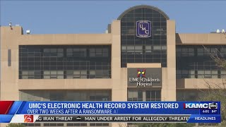 UMC’s electronic health record systems restored over two weeks after ransomware attack [upl. by Formica63]