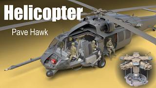 How does a Military Helicopter work Pave Hawk [upl. by Neirual]