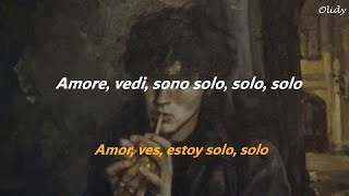 Ultimo  Solo • Sub Español amp Italiano • ⌈Lyrics⌉ [upl. by Arondel]