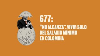 “No alcanza” Vivir del salario mínimo en Colombia  Huevos Revueltos con Política [upl. by Hodess]