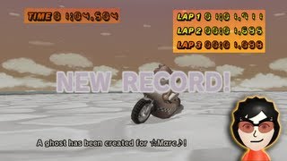 MKWii  TAS Waterway New Ultra Shortcut  18seconds [upl. by Olatha]