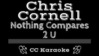 Chris Cornell • Nothing Compares 2 U CC Karaoke Instrumental Lyrics [upl. by Tonjes]