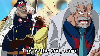 quotGarp vs Aokiji Hero Training Flashbackquot  One Piece Chapter 1087 Review amp Discussion [upl. by Araldo]