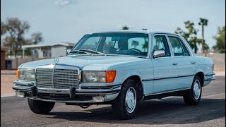 MercedesBenz S Class W116  The first passenger car equipped with ABS [upl. by Eulaliah]