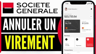 Comment Annuler Un Virement Société Générale 2024 [upl. by Yatzeck948]