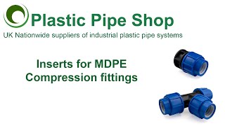 Inserts for MDPE Compression Fittings [upl. by Nelleeus]