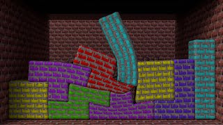 Minecraft Style  Remake Softbody Tetris V31 ❤️ C4D4U [upl. by Herrmann]