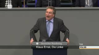 Klaus Ernst DIE LINKE Schutzfunktion der Arbeitslosenversicherung ausweiten [upl. by Brigida366]