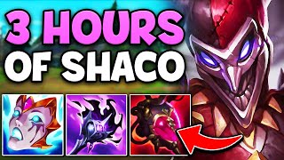 Fall asleep to 3 hours of Pink Ward Shaco plays [upl. by Ecraep]