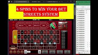 Wining roulette system streets wins in 4 spins live dealer roulette [upl. by Pammi]