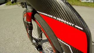 1026Kmh Speeddownhill mit TROYTEC Liegerad [upl. by Mikol]