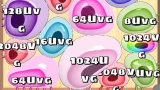 Blob Merge 3d Gameplay Satisfying 2048  Merge Game  62 [upl. by Eiddal]