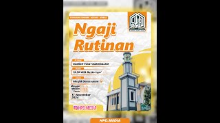 Ngaji Rutinan Hadroh Pusat Darussalam [upl. by Aicilev26]