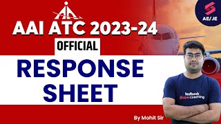 AAI ATC Response Sheet 202324  AAI ATC Answer Key 2023 kab aayega [upl. by Vada]