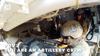 What Does Working As An Artilleryman Working In A M109 Feel Like [upl. by Mattox]