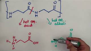 Condensation polymers  hydrolysis [upl. by Artapoelc810]