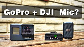 How to Use a Dji Mic  DJI Mic 2 with a GoPro  Yeah It Works [upl. by Annirok574]