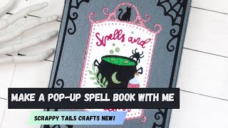 Spell Book with Scrappy Tails Crafts [upl. by Luis399]