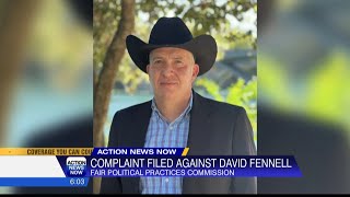 Fair Political Practices Commission files injunction against State Senate candidate David Fennell in [upl. by Hanford884]