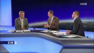 ÖVPKlubobmann Reinhold Lopatka in der ZIB 2 Diskussion mit Matthias Strolz zum HypoSondergesetz [upl. by Ynar]