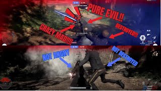 Kylo Ren Got Really ANGRY in STAR WARS Battlefront Bro Vs Bro Super Gaming Bros [upl. by Dlarrej848]