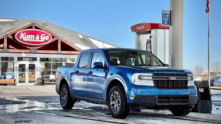 The Ford Maverick Hybrid Blows Past Highway MPG Rating In Our 70 MPH Efficiency Test [upl. by Standing]