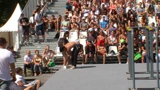 street workout world championship 2014 Eryc Ramiro Ortiz Avendano France 1 round [upl. by Sikram]