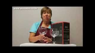 Riedel Vinum Montrachet  Chardonnay Wine Glass Video  641697  Wineware [upl. by Linder]