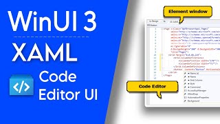 Windows UI 3  XAML Code Editor UI [upl. by Ahsieuqal]