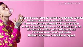 PopstarSfera Ebbasta TESTO [upl. by Consalve]