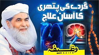 Pathri Ke Liye Qurani Wazifa  Wazifa For Kidney Pain  Pathri Ka Wazifa  Maulana Ilyas Qadri [upl. by Eirret]