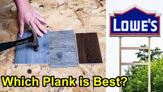 See Which Vinyl Plank from Lowes has the MOST BANG for Your buck [upl. by Brozak]