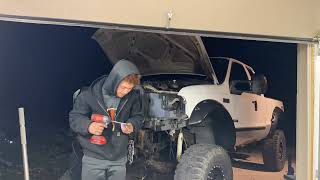 2004 f250 front end conversion 0507 EASY 800 60 Powerstroke [upl. by Iron49]