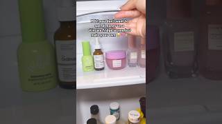 Skincare Fridge DIY🎀✨skincare aesthetic trending preppy makeup viralbeauty [upl. by Haase]