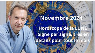 Horoscope lunaire novembre 2024 [upl. by Merna336]