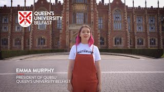 QUB Students Union President Campus Tour [upl. by Mala]